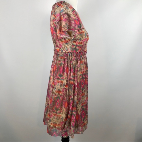 Weston Dress Trendy Aztec Print Size XS B-B - Picture 4 of 8